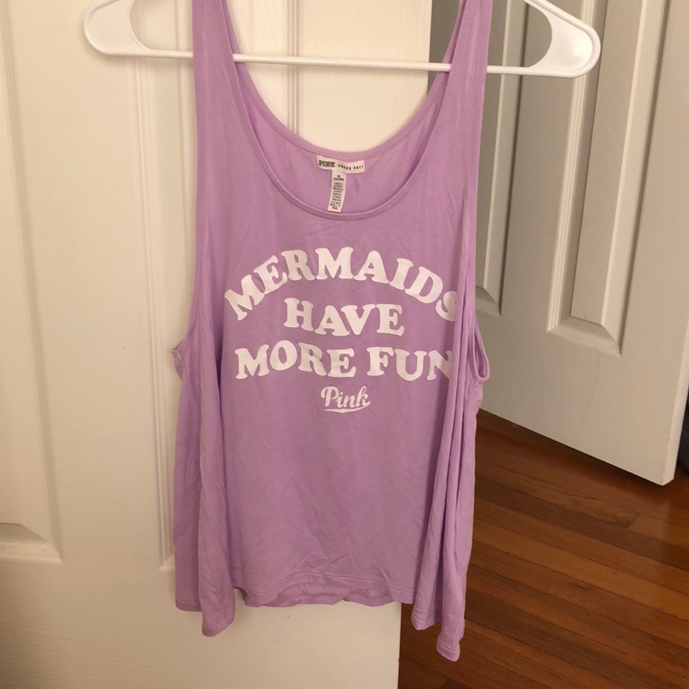 PINK VS lavender mermaids have more fun tank